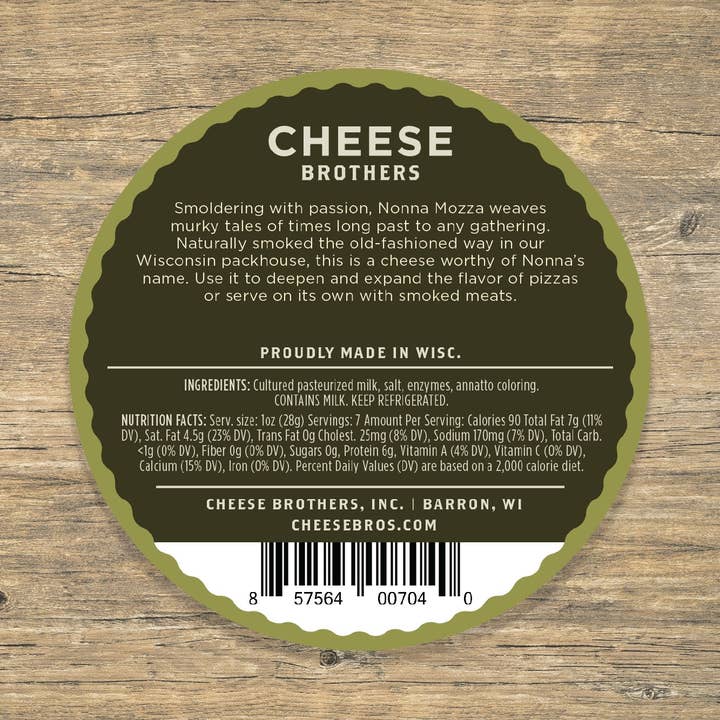 Cheese Brothers - Wholesale Cheese - Smoked Mozzarella