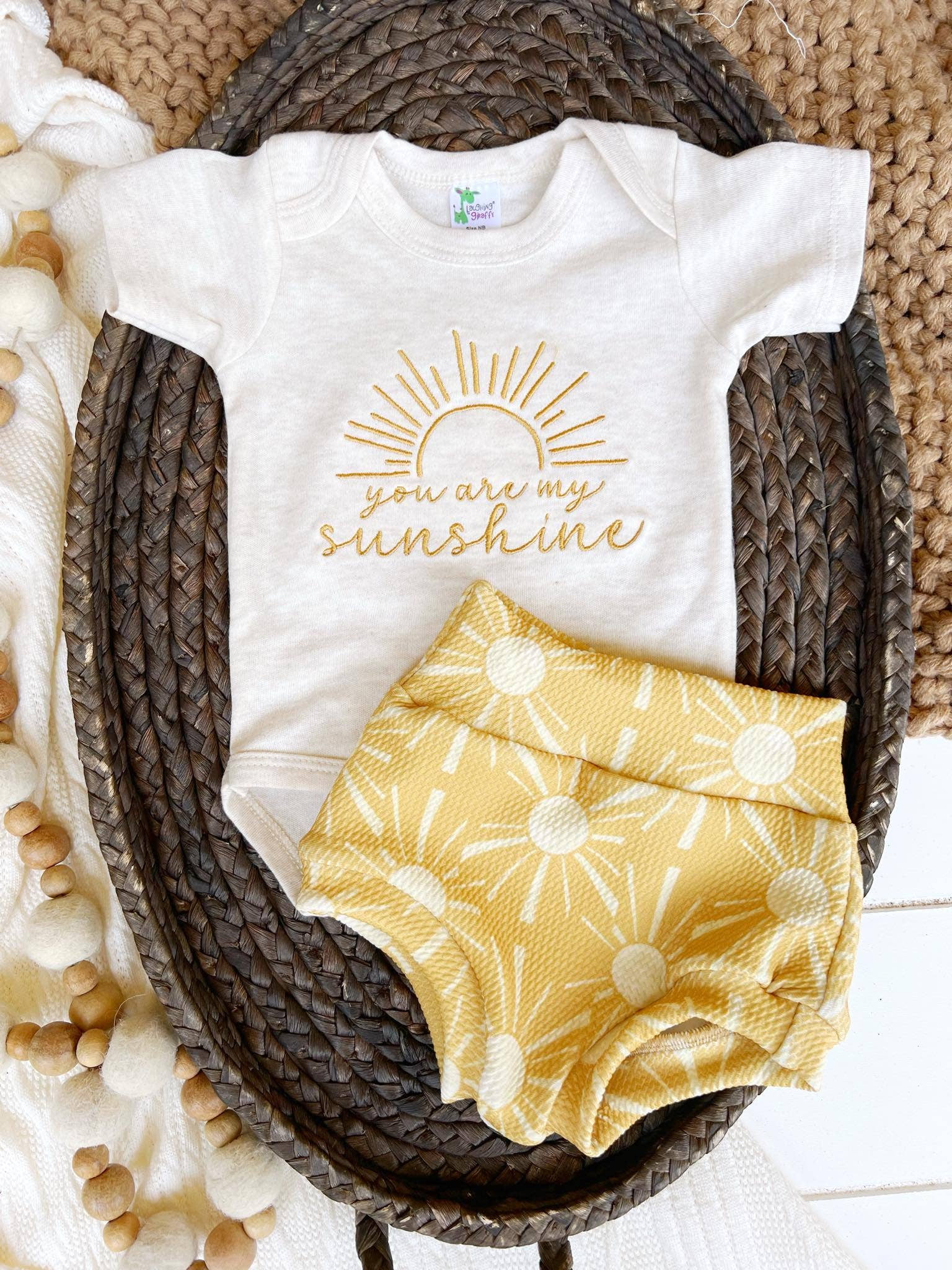 Wonderfully Made - Vente Body (sans pieds) – bébé - Body pour bébé | You Are My Sunshine1