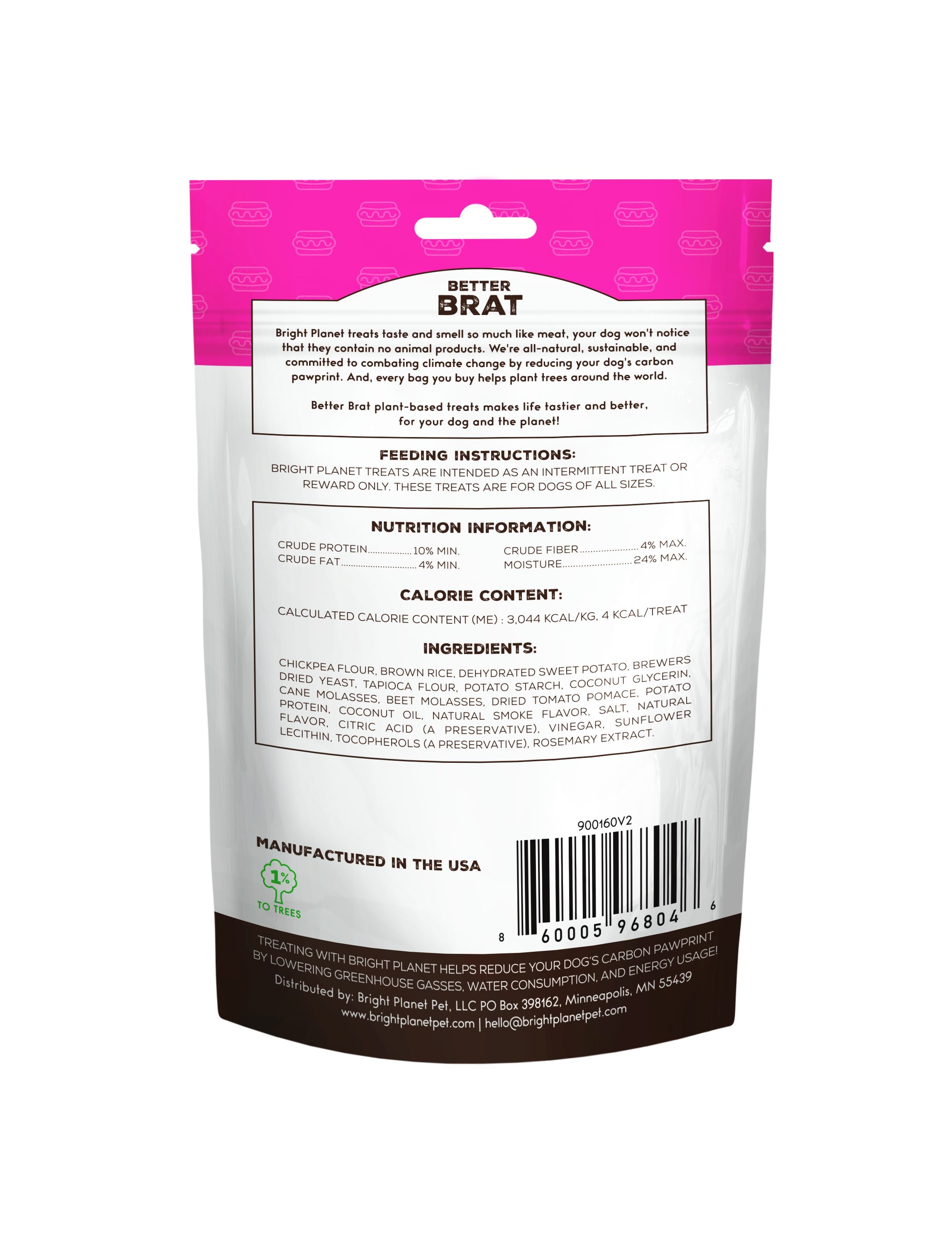 Bright Planet Pet - Wholesale Pet Treats - Dog - Better Brat Dog Treat1