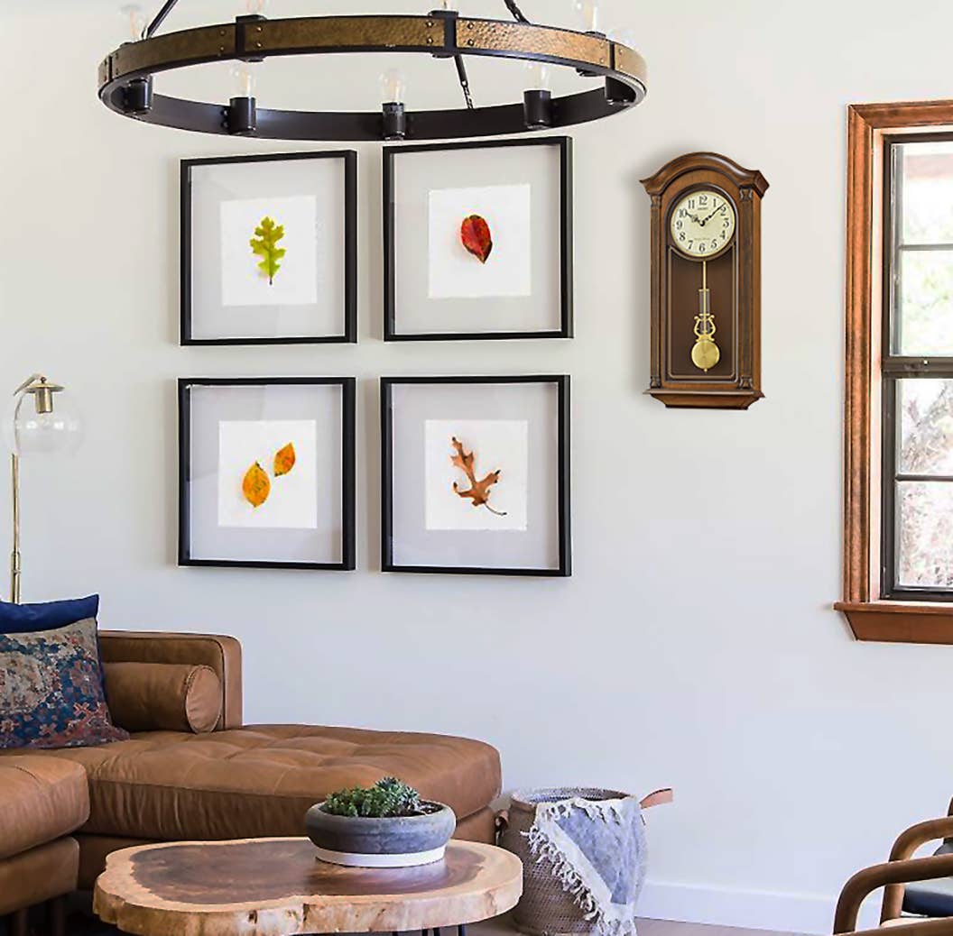 Seiko Clocks USA - Wholesale Wall Clock - Gold Tone & Arched Wall Clock with Pendulum and Dual Chimes3