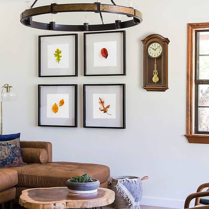 Seiko Clocks USA - Wholesale Wall Clock - Gold Tone & Arched Wall Clock with Pendulum and Dual Chimes3