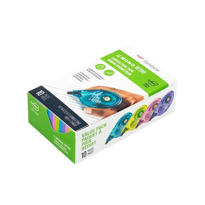 Tombow - Wholesale Tape - MONO Correction Tape, Retro, 10- Pack2