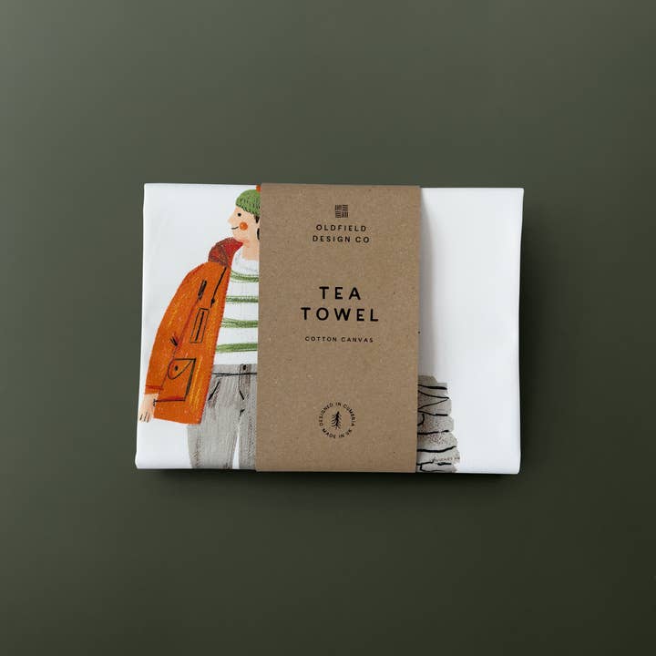 Oldfield Design Co – wholesale Tea towel – Walk & A Pint Tea Towel1
