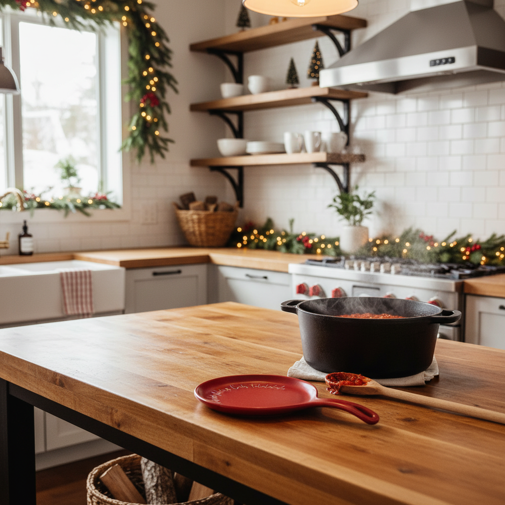 Gia Roma - Wholesale Spoon Rest - Kitchen Christmas 2025 Gifts for cooking or Baking, Ceramic 13