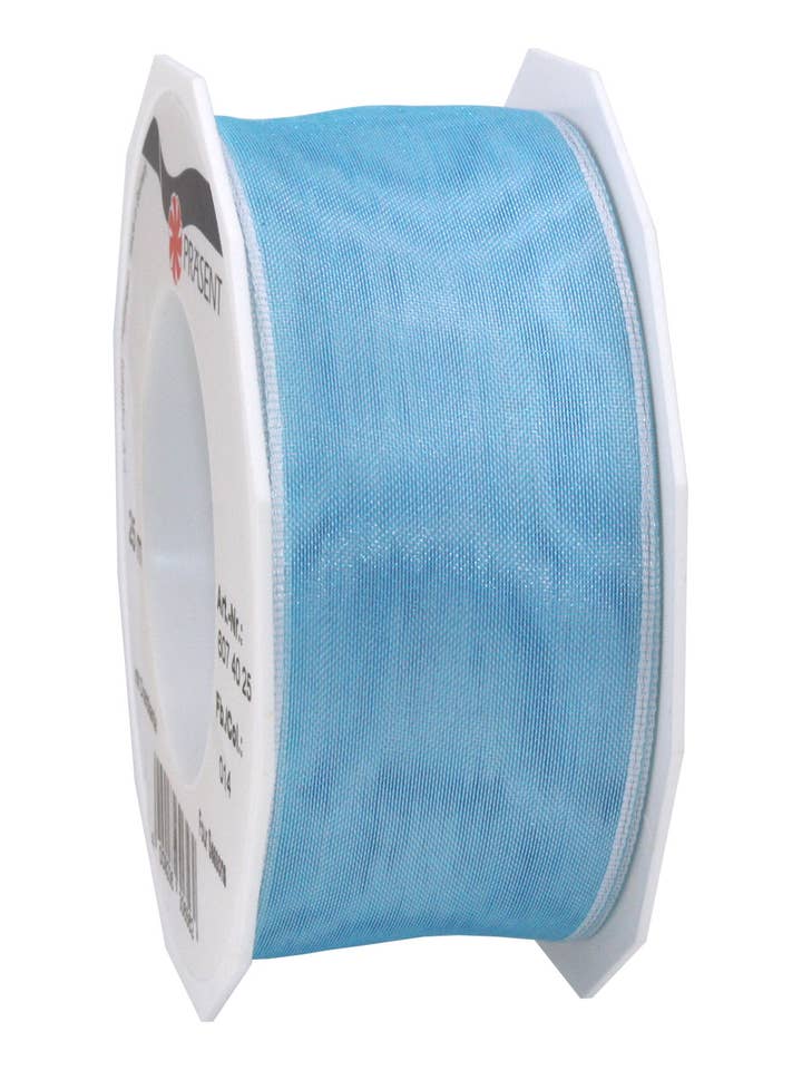 Organza Four Seasons 25 m rolo 40 mm azul claro com por atacado de C.E. PATTBERG GmbH & Co. KG