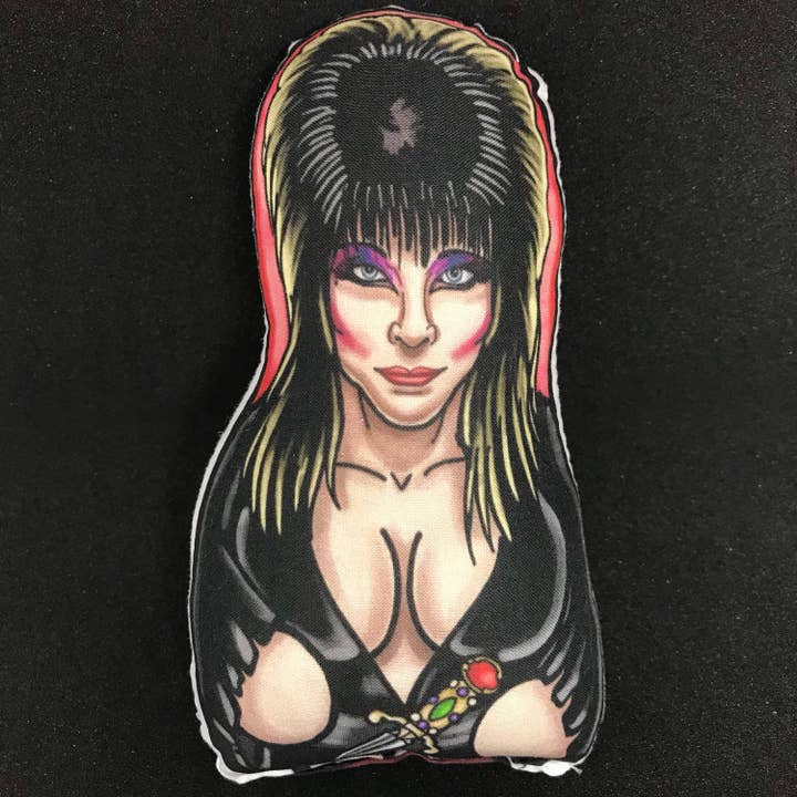 The Cuddle Cult - Wholesale Ornament - Elvira Mistress of the Dark Inspired Plush Doll or Ornament