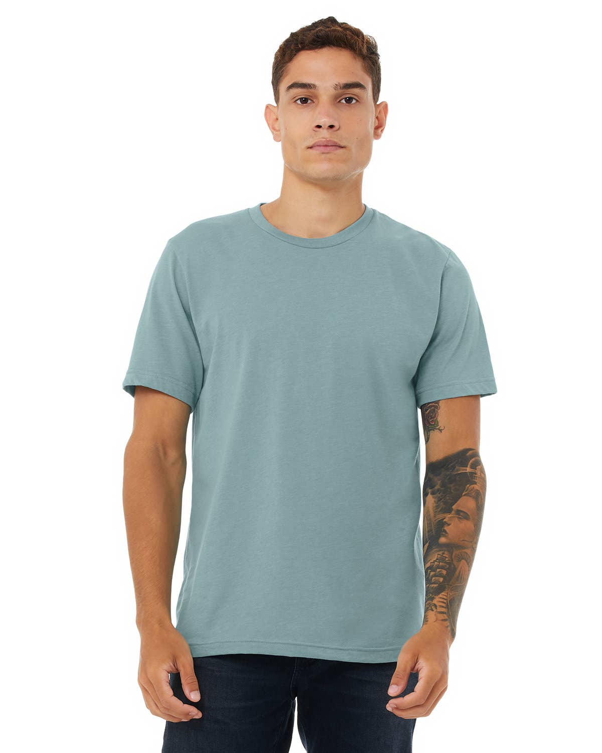 Total Apparel - Wholesale T-Shirt - Men's - Bella + Canvas Unisex Heather Blank CVC T-Shirt | 3001CVC37