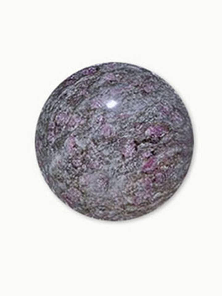 Ruby in Fuchsite with Kyanite Sphere for wholesale by Sivalya