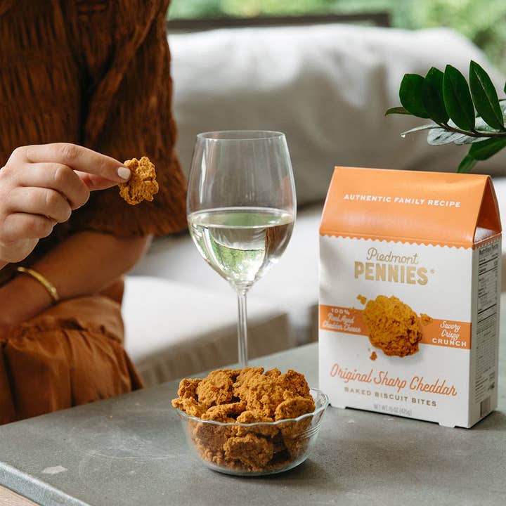 Piedmont Pennies - Wholesale Crackers - Original Sharp Cheddar Cheese Crackers, Boxes (6)2