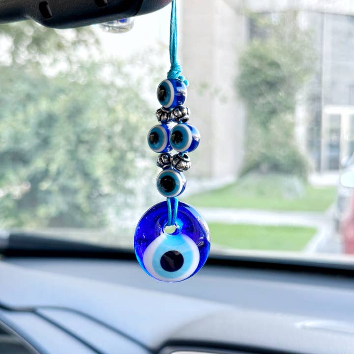 Evileyefavor - Wholesale Car Decorative Charm - Unisex - Evil Eye Car Charm, Rear View Mirror Decor, New Car Gift1