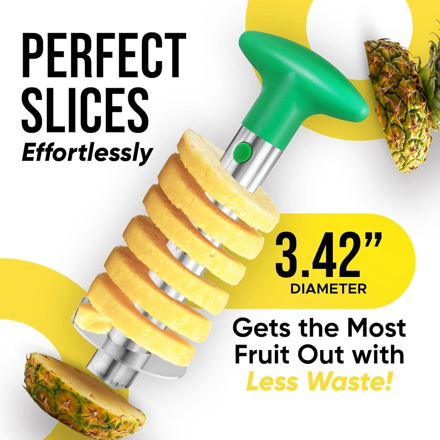 Zulay Kitchen – Engroshandel Køkkenredskab – Ananaskerner og skæreværktøj til nem fjernelse af kerne5