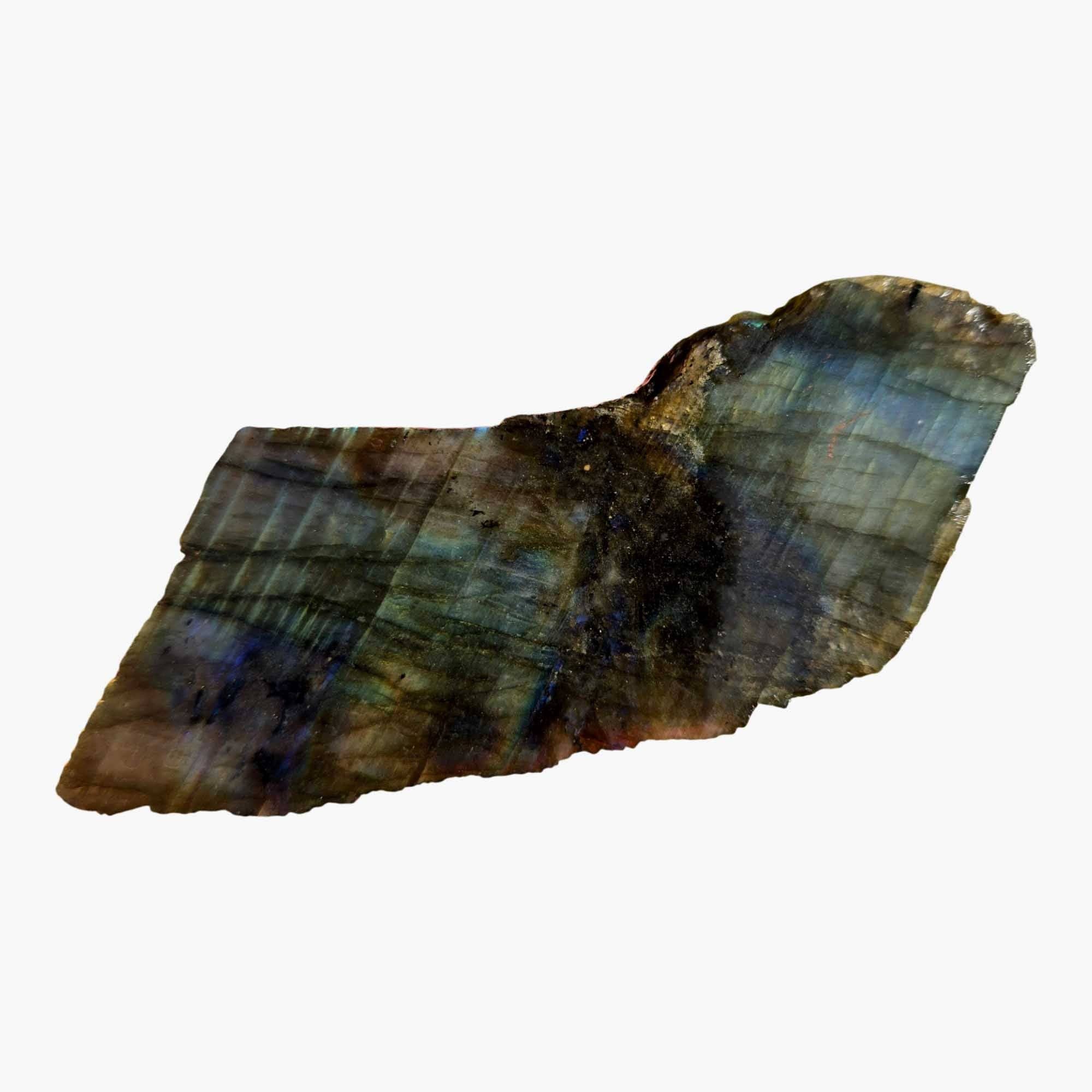 Lapidary Central - Wholesale Spiritual Stone/Crystal - Labradorite Slab - Green Blue Flash - Color Play Display2
