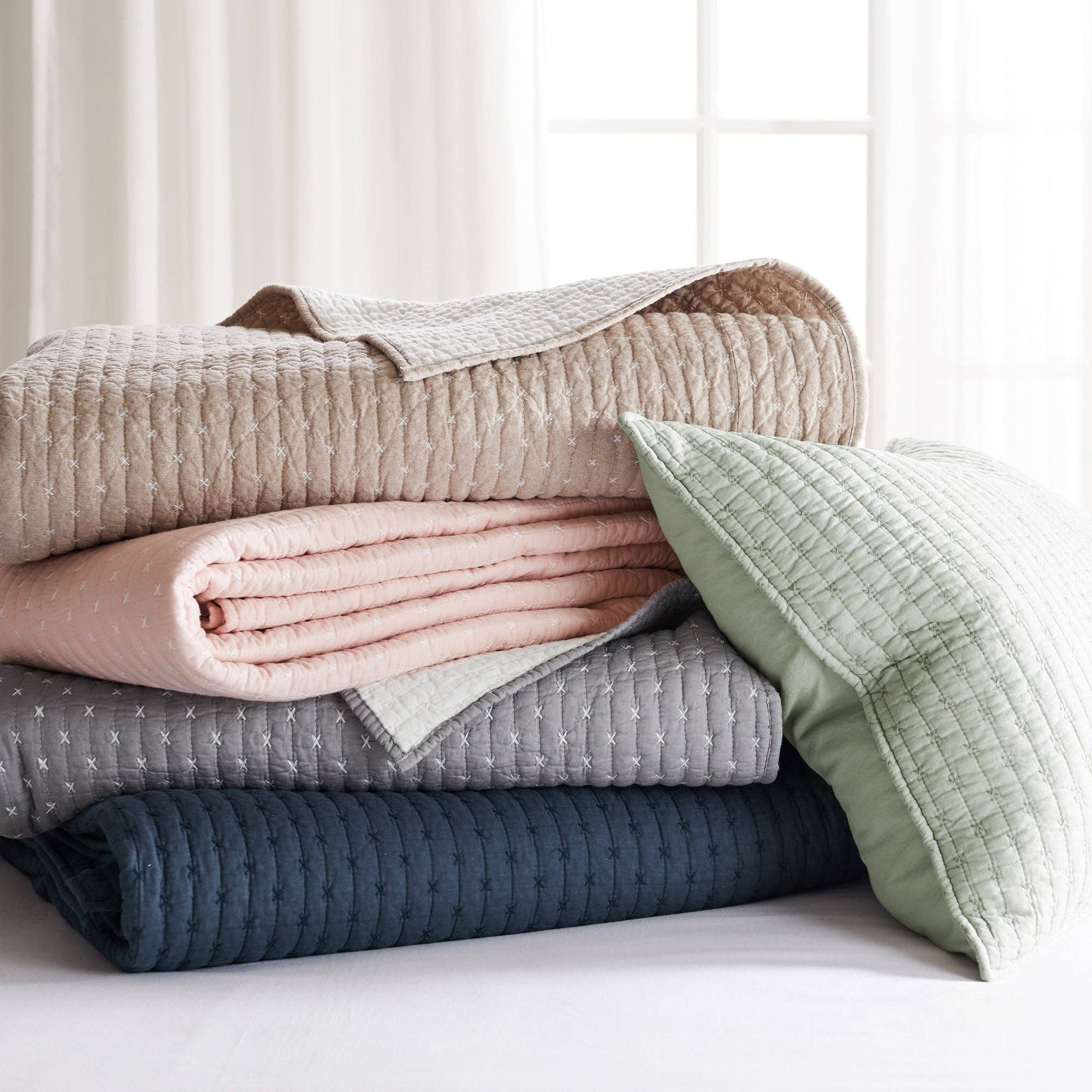 Levtex Home – Engroshandel Sengesæt – Cross Stitch sengetæppe sæt70