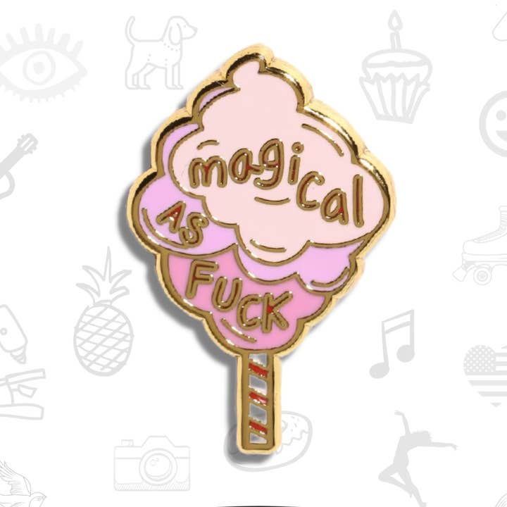 Patches and Pins - Wholesale Lapel Pin/Button - Magical As Fuck Enamel Pin0