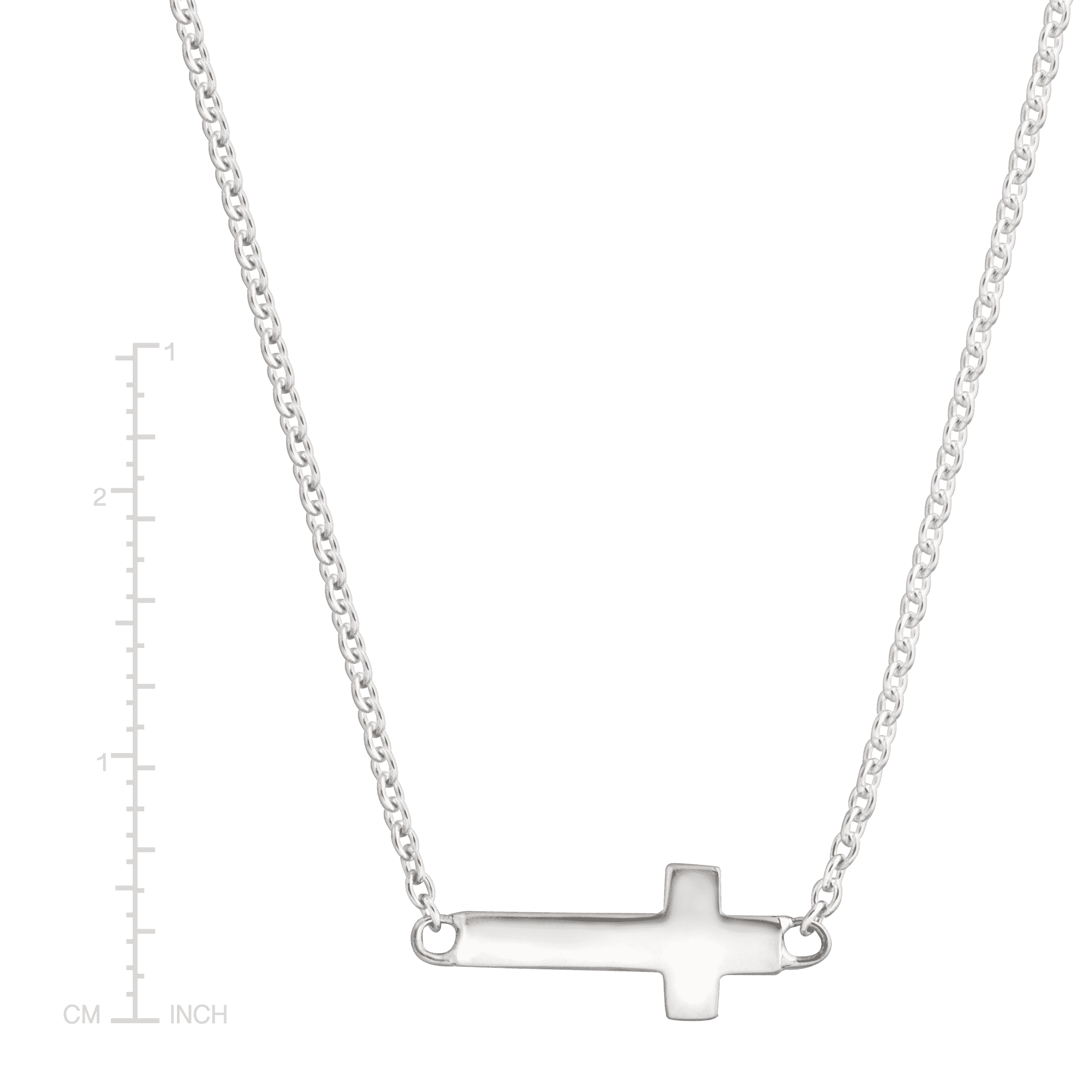 Silpada - Vente Colliers à pendentif - Collier en forme de croix horizontale Silpada « Simplex Cross » en sterling8