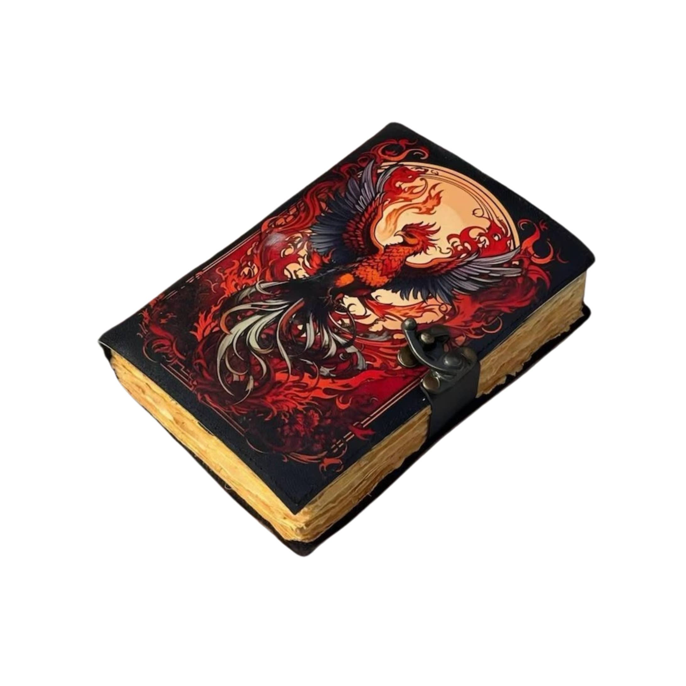 Billion Brothers – wholesale Journal och dagbok – Phoenix Bird Läderjournal Resedagbok A5 Dagbok Gåvor2