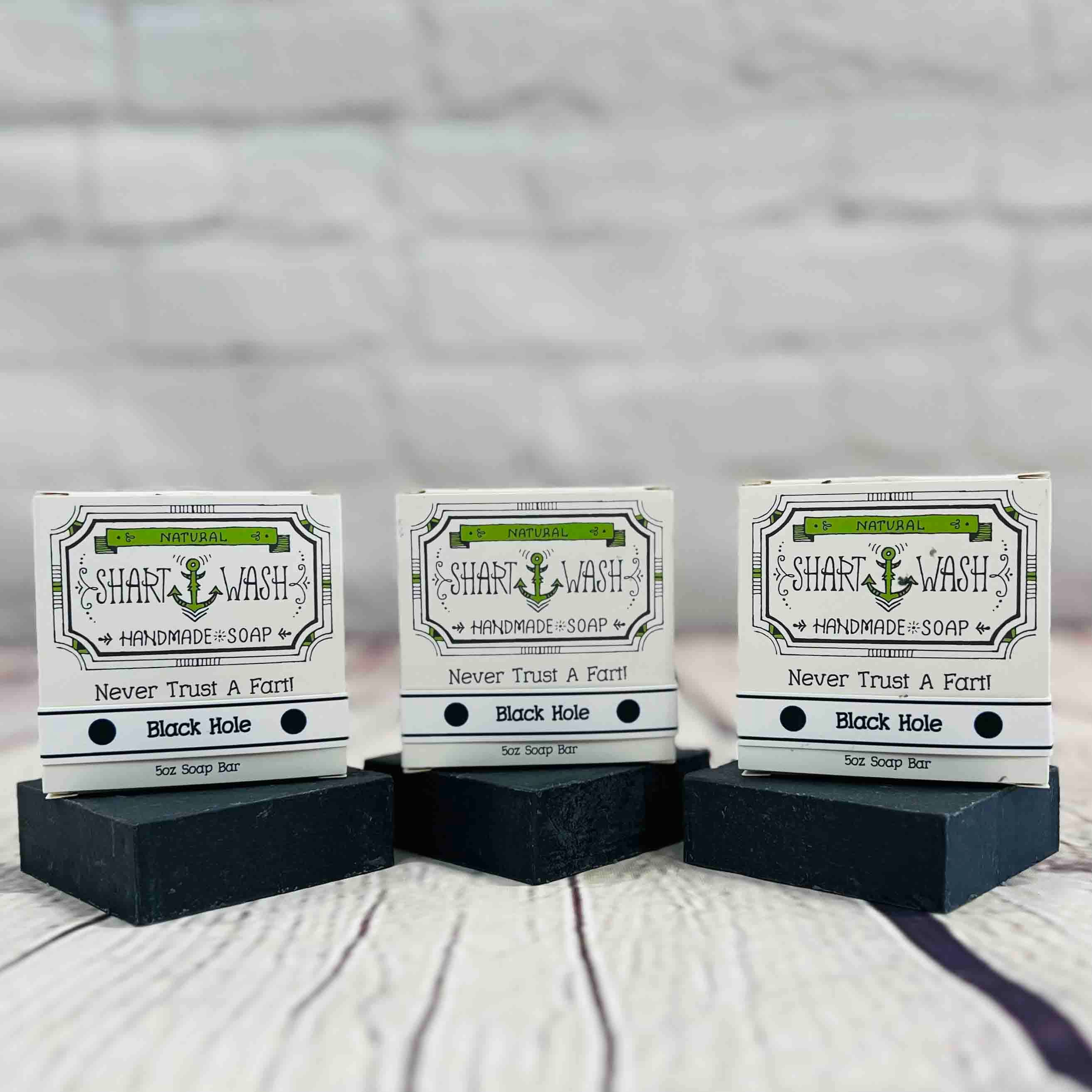 Dutch Oven Kits Fart Gifts - Wholesale Bar Soap - Black Hole Scrub - Shart Wash Natural Soap Bars (5 oz)1