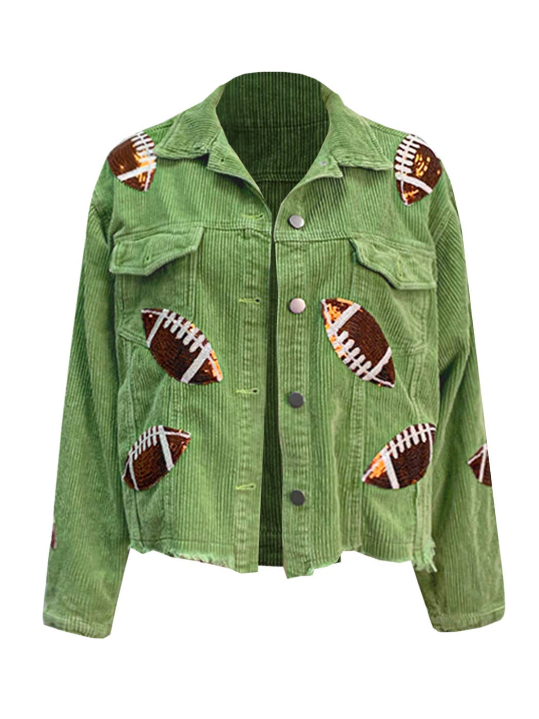 HIDDENBRAND - Wholesale Jacket - Women's - Boyfriend Oversized Corduroy Jacket4