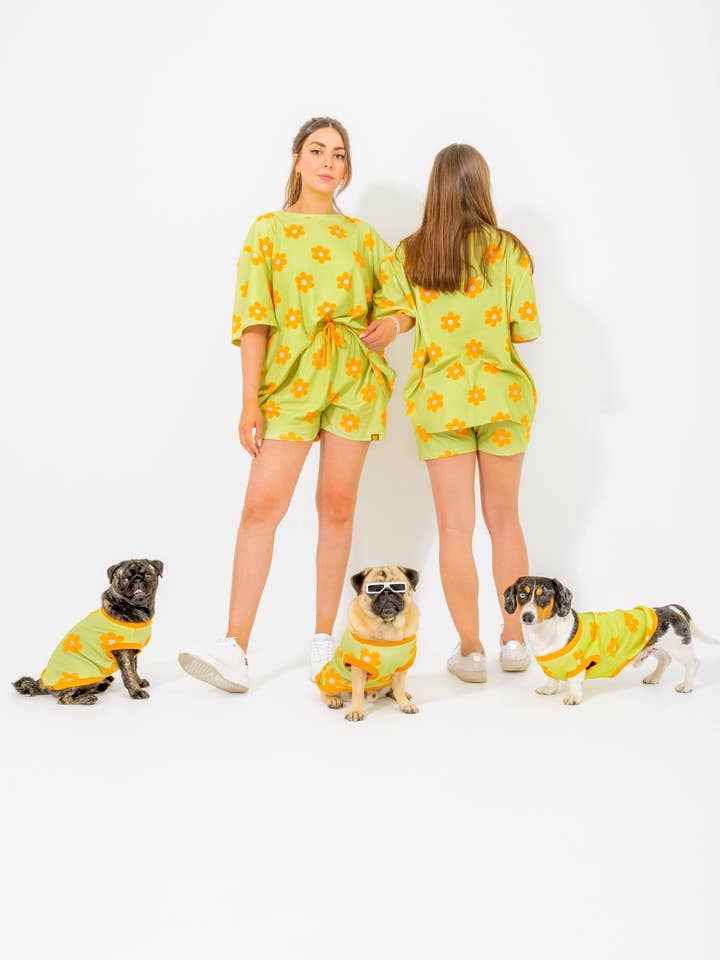 Sunbean - Wholesale T-Shirt - Women's - Flower Power Human Oversized T-shirt2