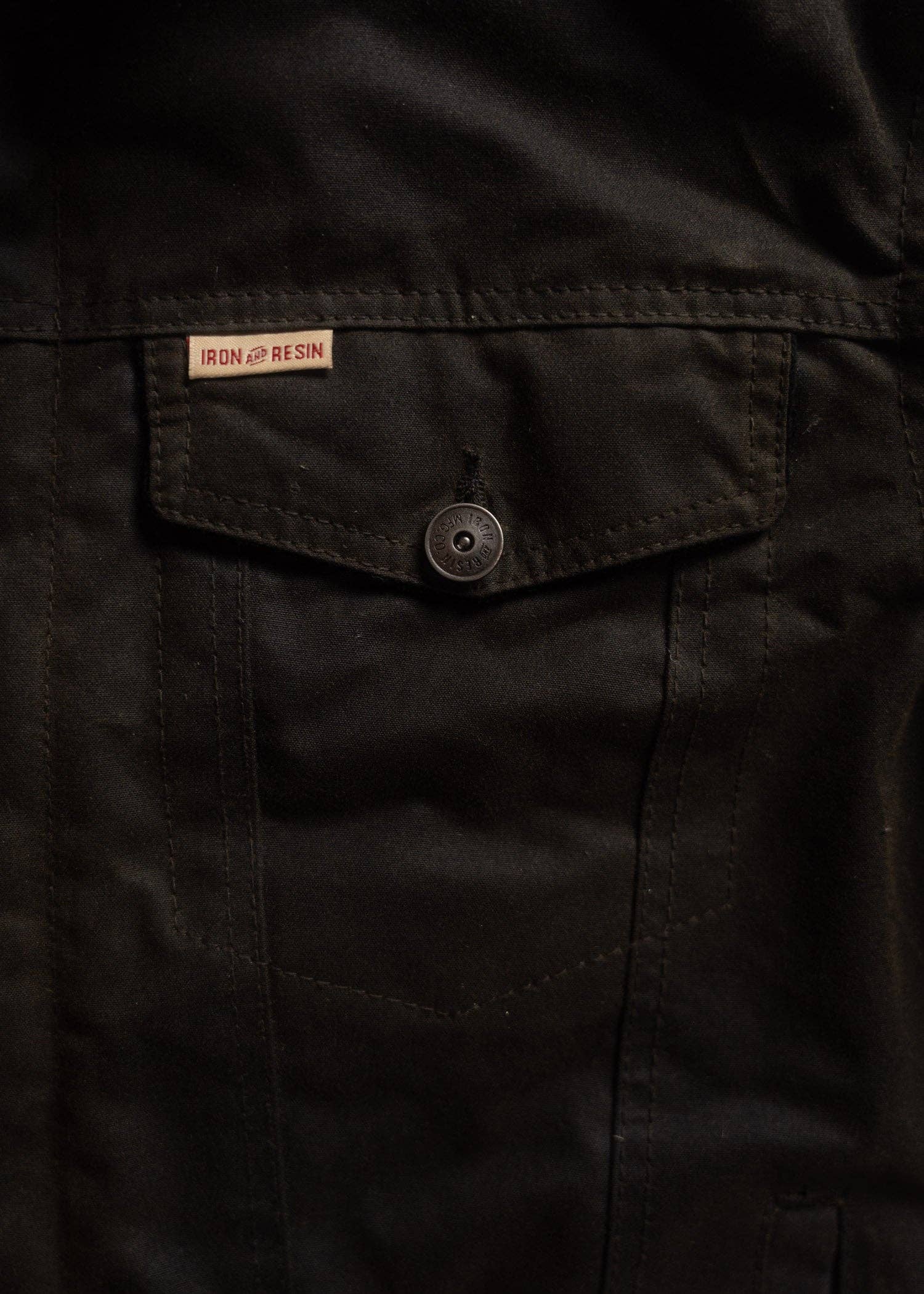 Vintage Black Scout Jacket - Halley Stevensons Waxed Canvas for wholesale on Faire3