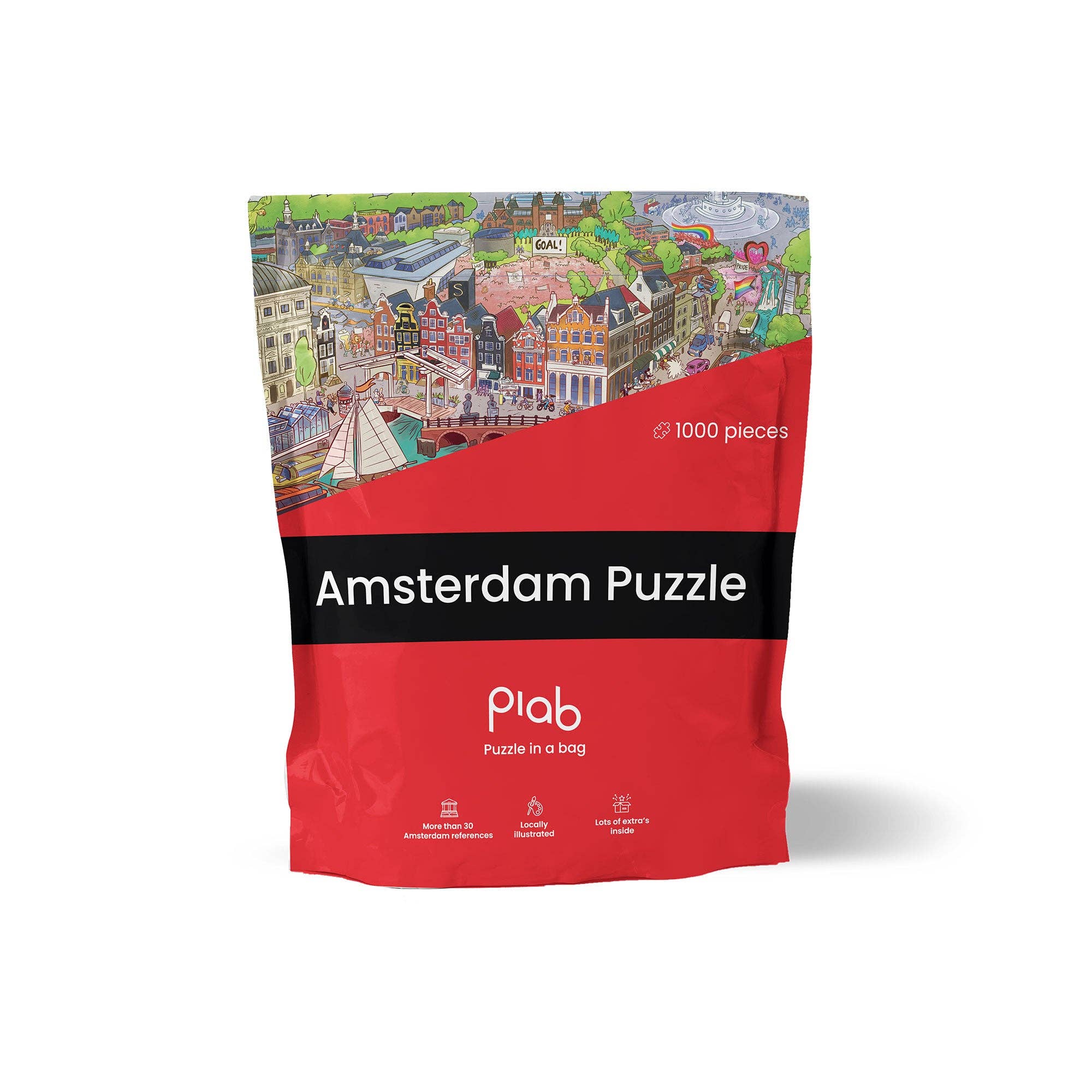 Puzzle in a Bag - Wholesale Puzzle - Adult - Amsterdam puzzel - 1000 pieces - Language: English