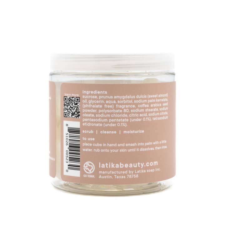 Latika Beauty - Wholesale Body Scrub/Exfoliant - Mother's Day Gift 💗 Sugar Scrub Cubes - Morning Coffee 🤎