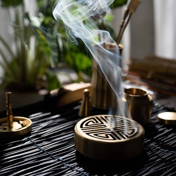 Yogiris - Venta al por mayor Portainciensos - Kit elegante de quemador de incienso de latón con 11 accesorios5