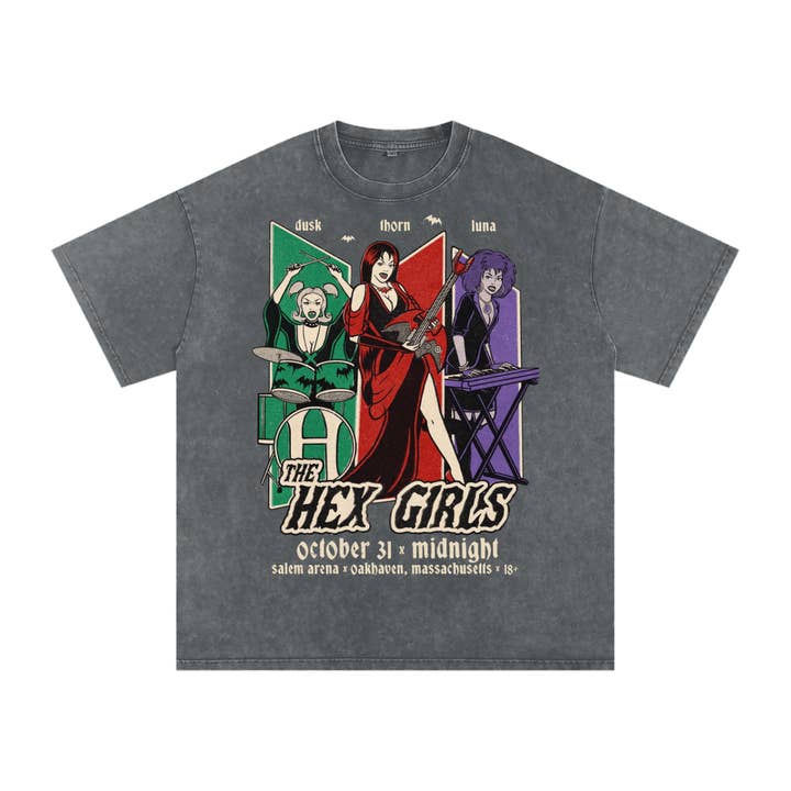 Goth Cloth Co. - Wholesale T-shirt – Unisex - Acid Wash Oversize T-Shirt - 250 GSM8