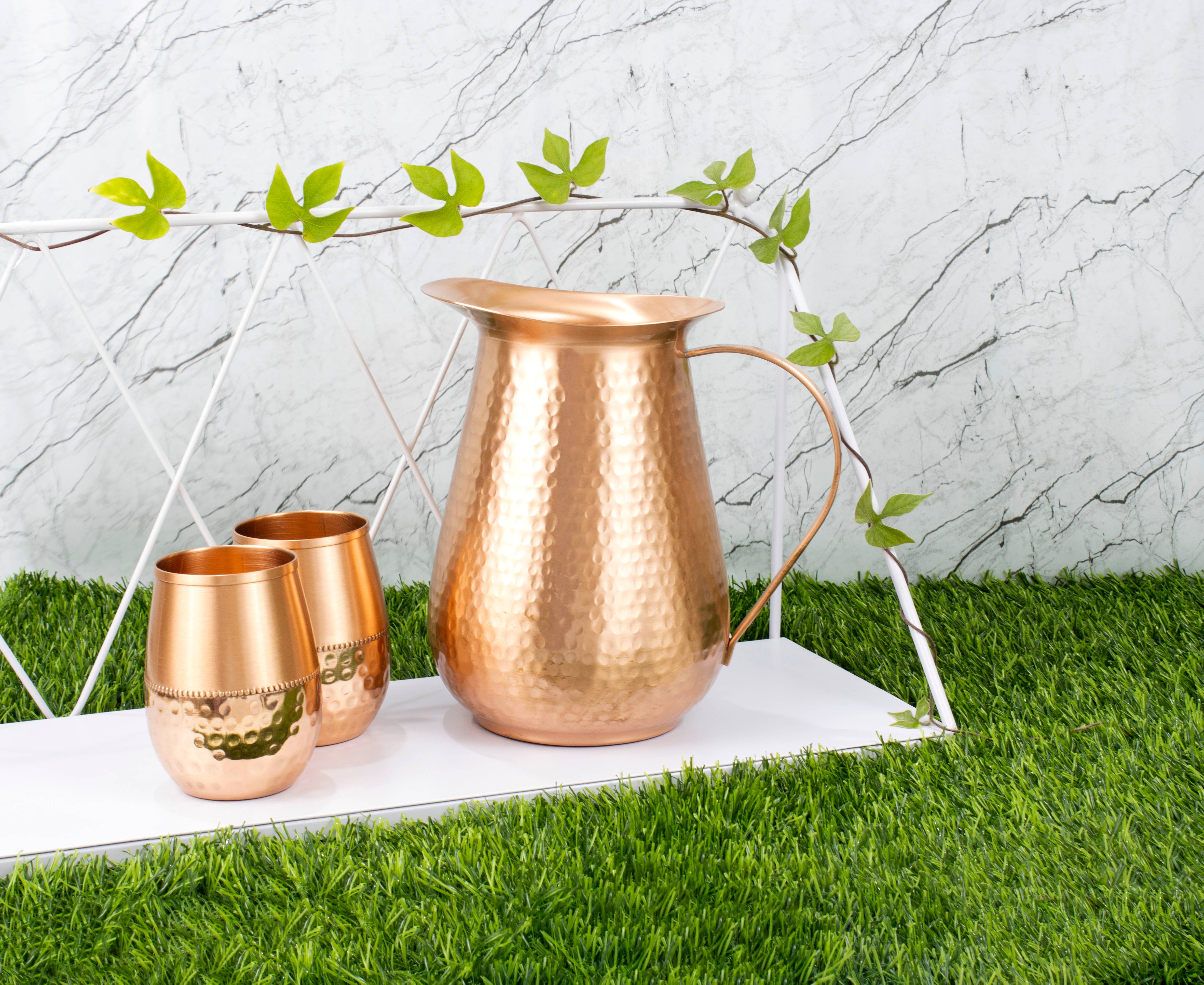 El'Cobre-Ecozonelifestyle - Wholesale Jug - Premium Copper Tapper Jug - 1.75L3