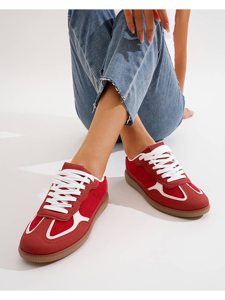 CEREZA – wholesale Vardagssneakers - Dam – Damsneakers i retrostil med kontrastfärger för vardagsbruk17