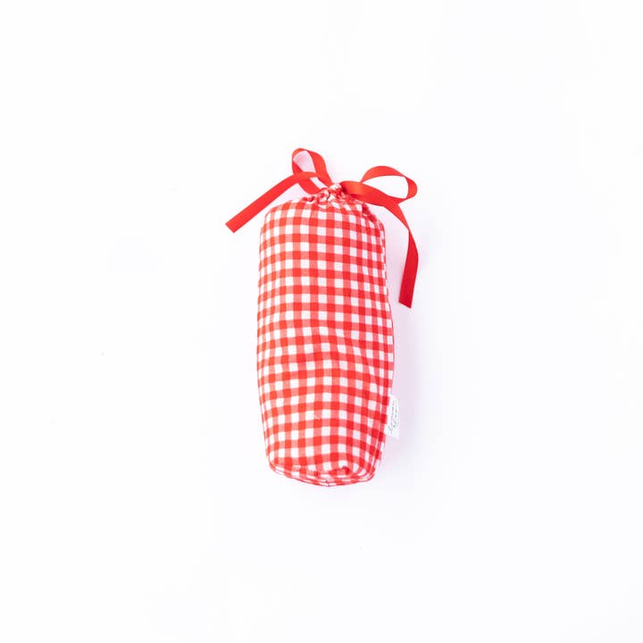 Holly Berry Printed Swaddle for wholesale by Lemon and Loom