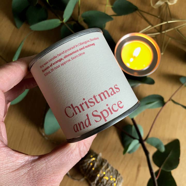 Lovat Press - Wholesale Jar/filled candle - Christmas and Spice soy wax candle3