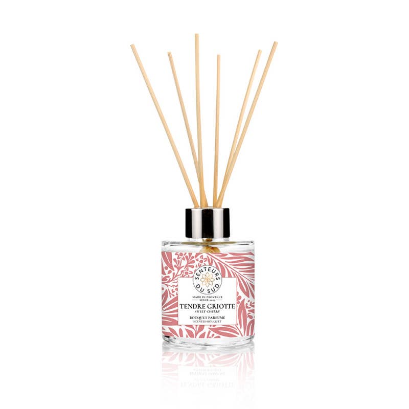 SENTEURS DU SUD - Wholesale Reed Diffuser - Tender Cherry scented bouquet1