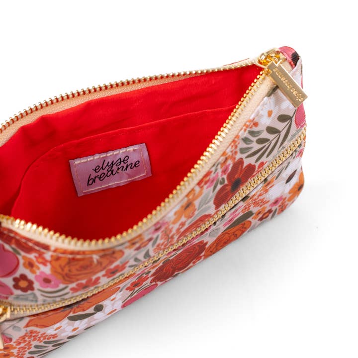 Elyse Breanne Design - Wholesale Pencil Case/Pouch - Rosewood Blooms Pencil Pouch