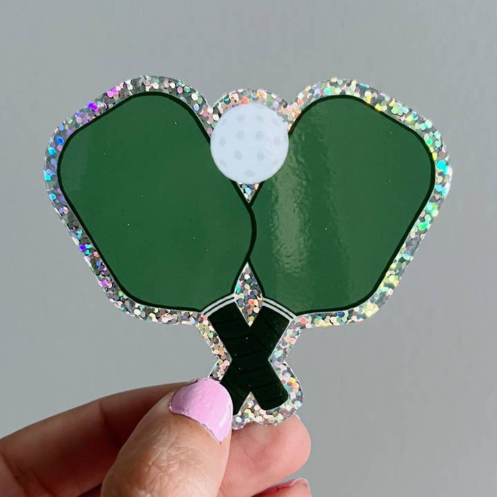 Pickleball Sticker for wholesale by Kelly Scott Design Co