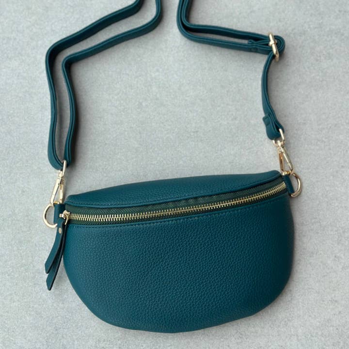 Crossbody bag Turquoise for wholesale by Justine Brooks Design