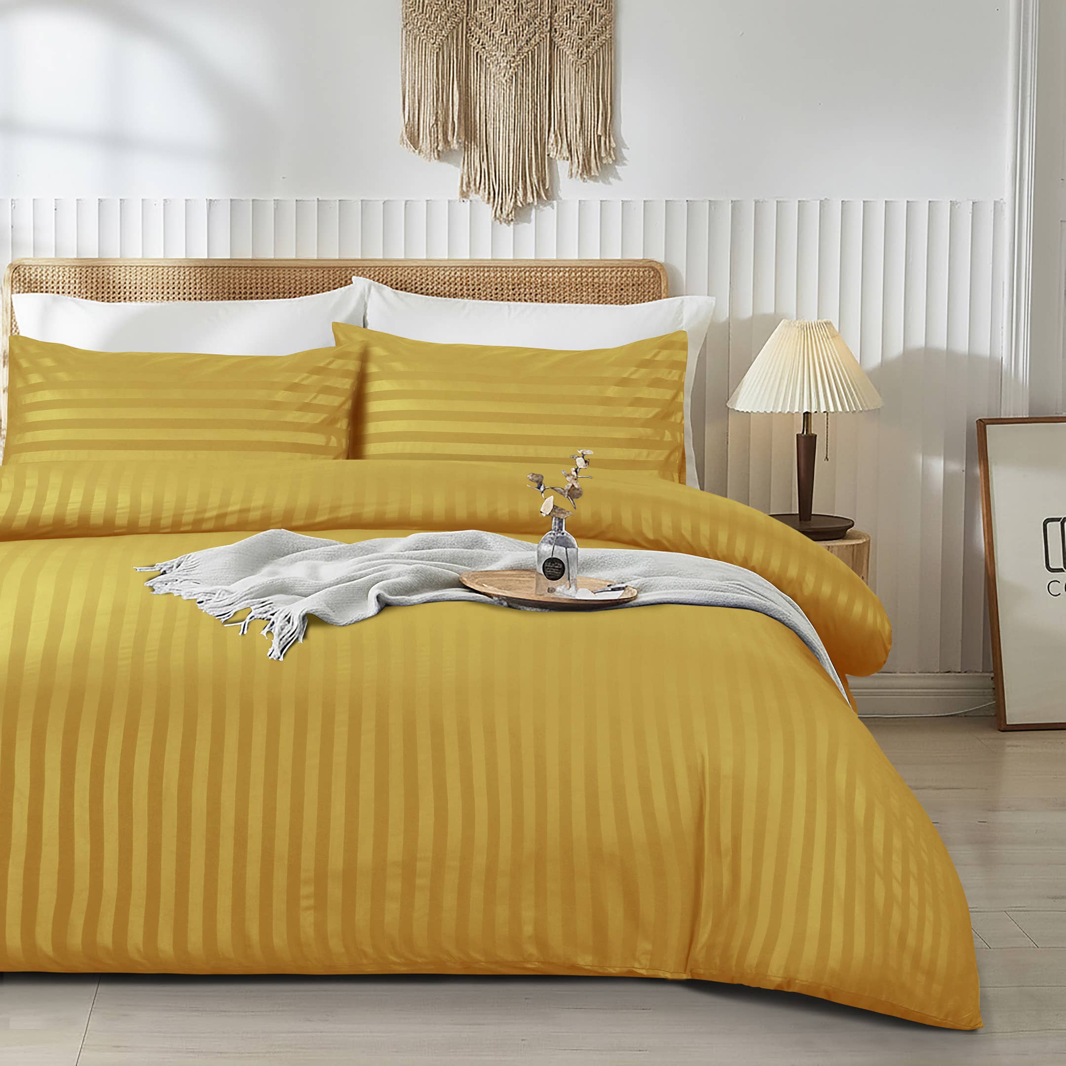 Cotton Passion – wholesale Sängkläder – Randigt påslakan set i lyxig 100 % mjuk mikrofiber18