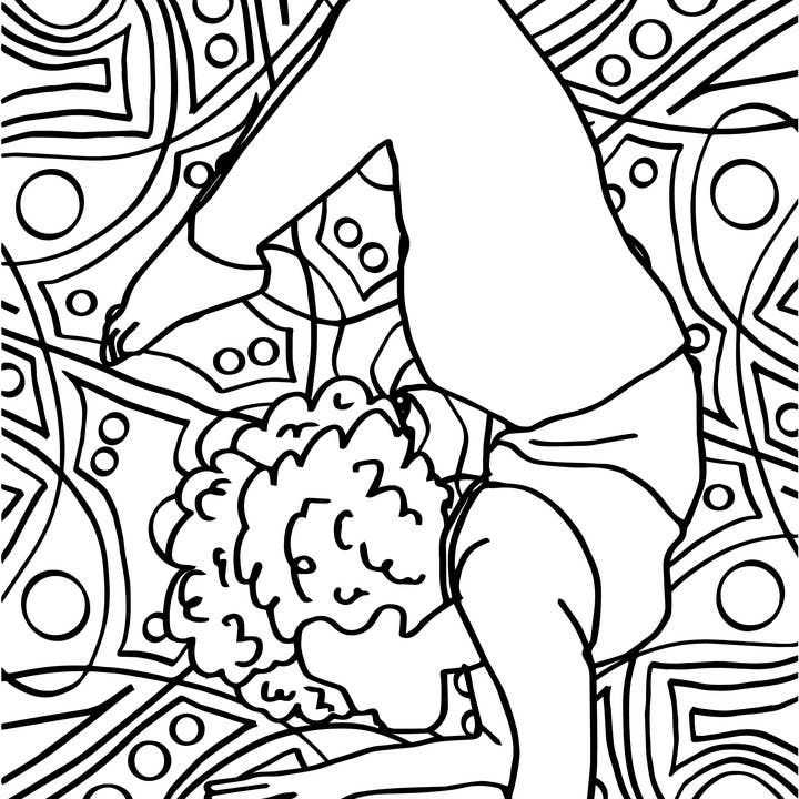 Illustrated Melanin - Wholesale Coloring & Activity Book - Adult - Find Joy Through Color II: Coloring Book for Yogis2