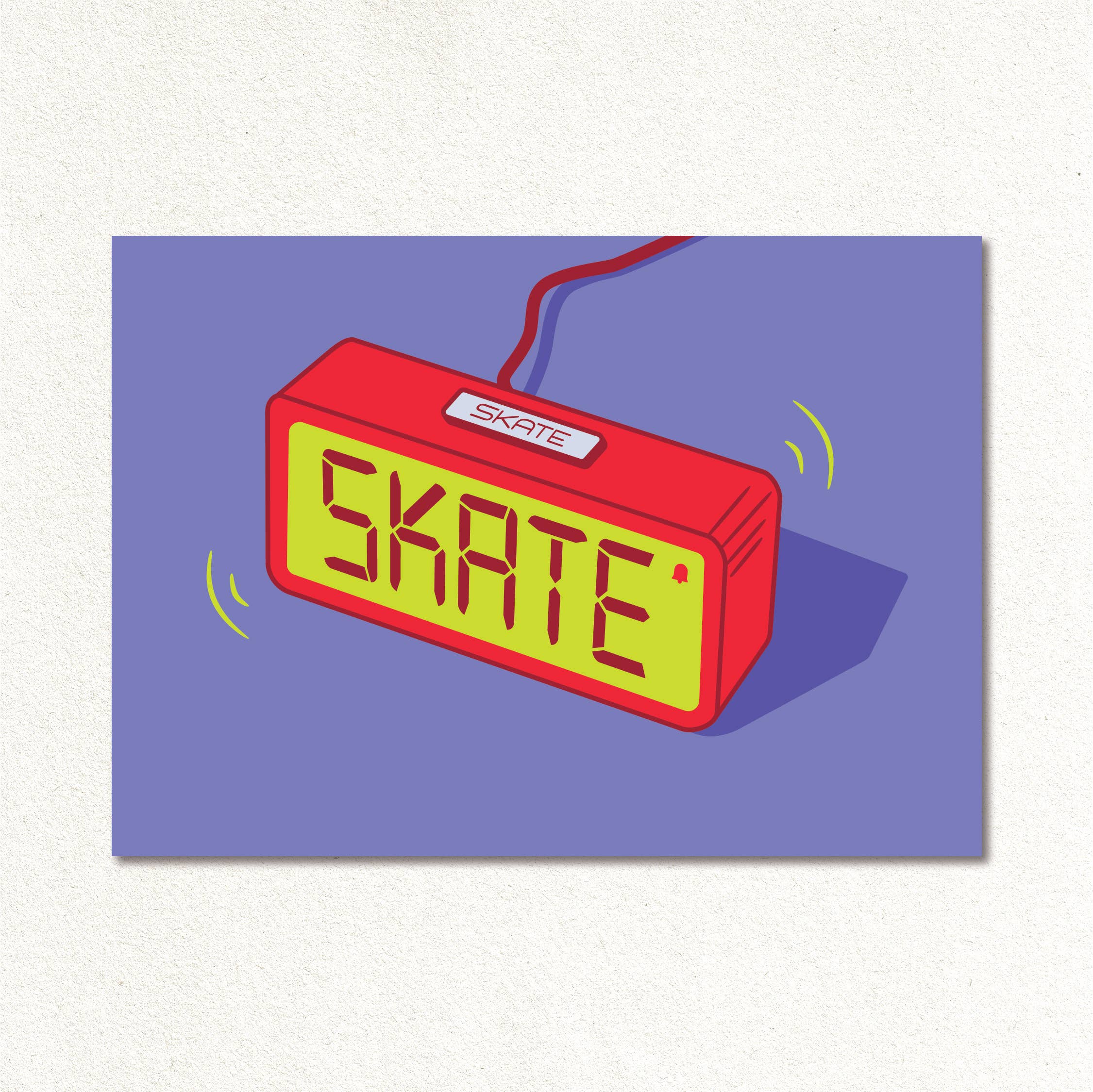 Create & Skate Factory - Wholesale Art Print - Skate O'Clock Art Print4