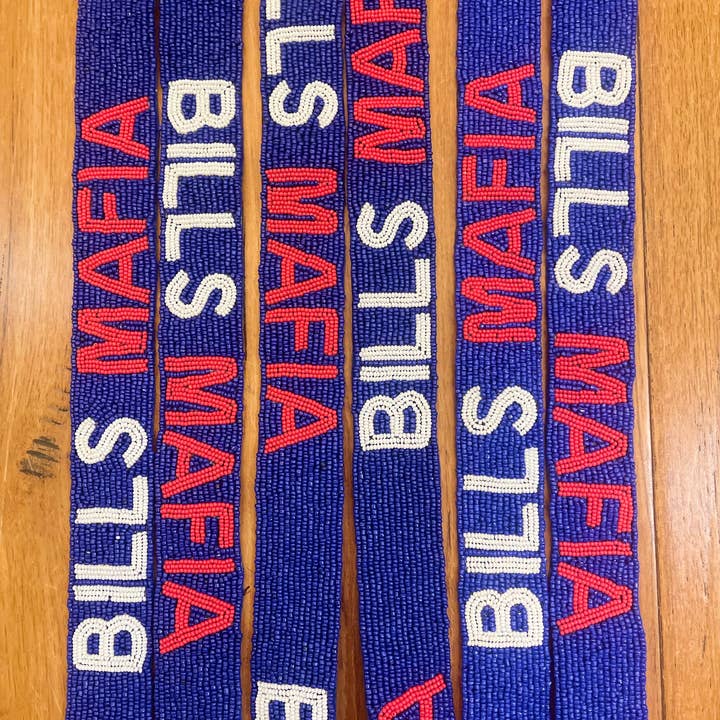 Mon Belle Amie - Wholesale Purse/Bag Accessory - Women's - Buffalo Bills Mafia Beaded Purse Strap1