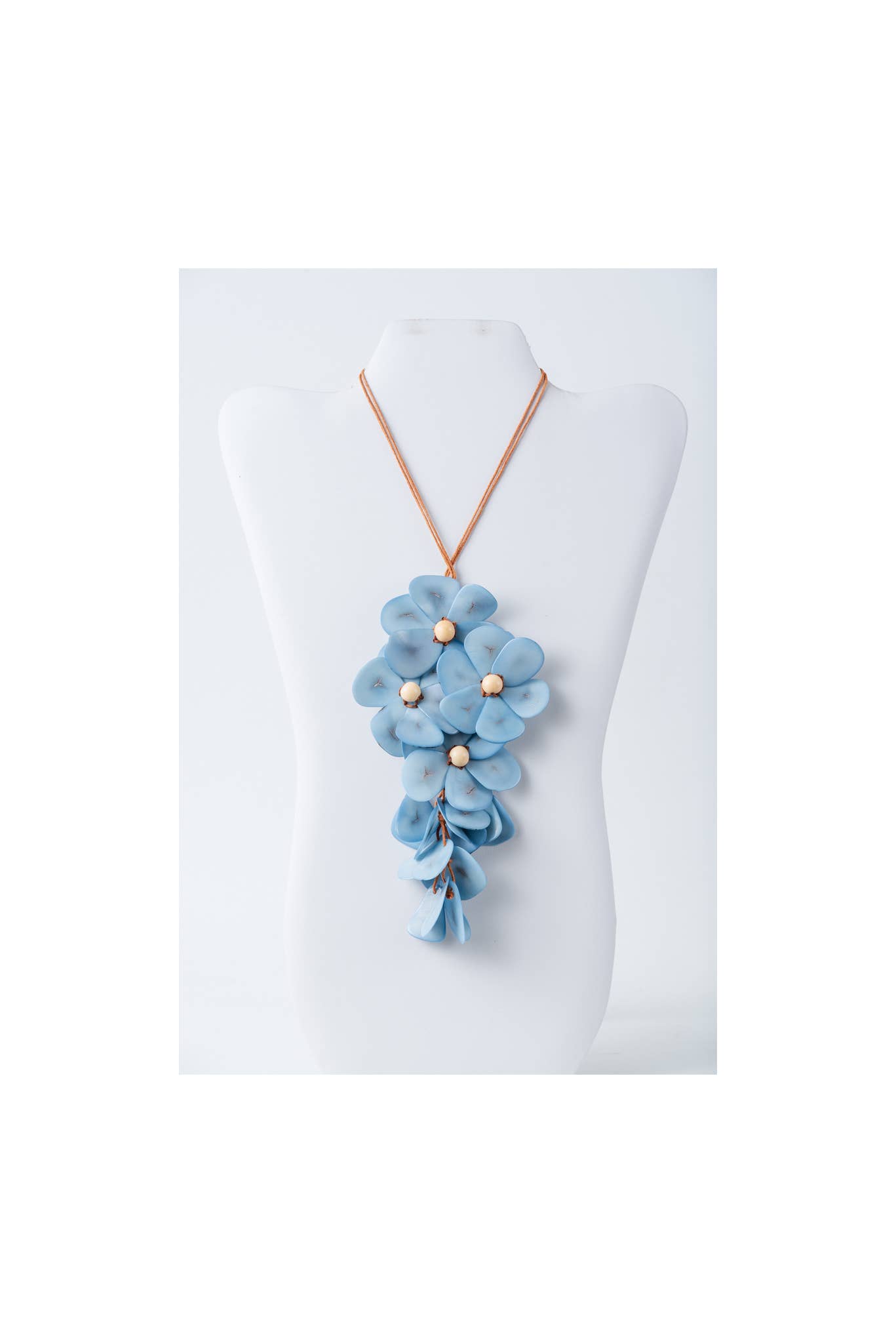 TaguArtsy - Wholesale Pendant/Charm Necklace - Holly Pendant Flower Tagua Necklace2