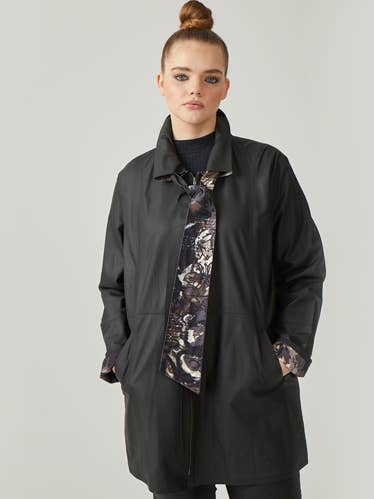 Sort April Kvinders læderjakke for engroshandel hos Deriderim