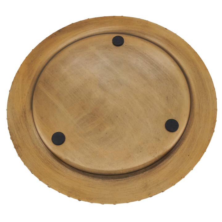 Gold Dot Rim Charger for wholesale on Faire