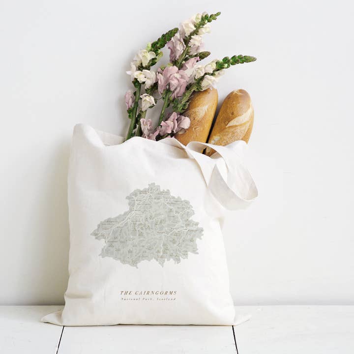 Cairngorms National Park Tote Bag for wholesale by Britain Illustrated
