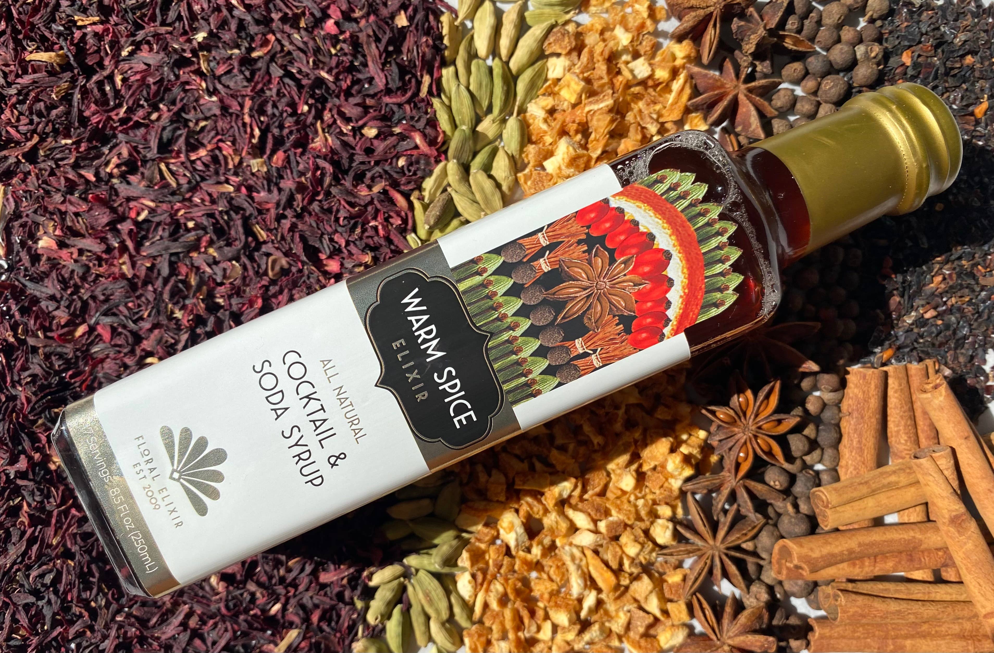 Floral Elixir Co. - Wholesale Cocktail Mix/Syrup - NEW! Warm Spice Elixir All Natural Cocktail & Soda Syrup.1