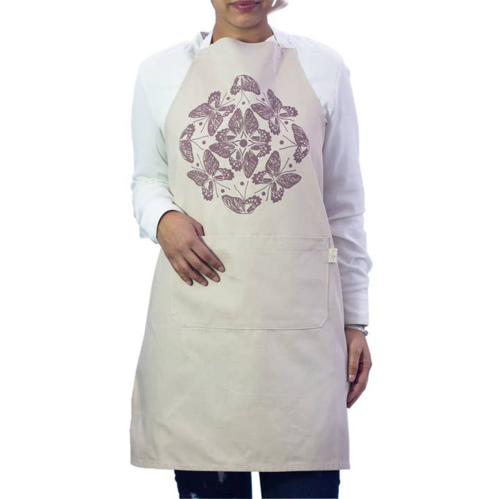 Halo Apron Butterflies & Dragonflies | Nicole Peach for wholesale by Halo Dish Covers