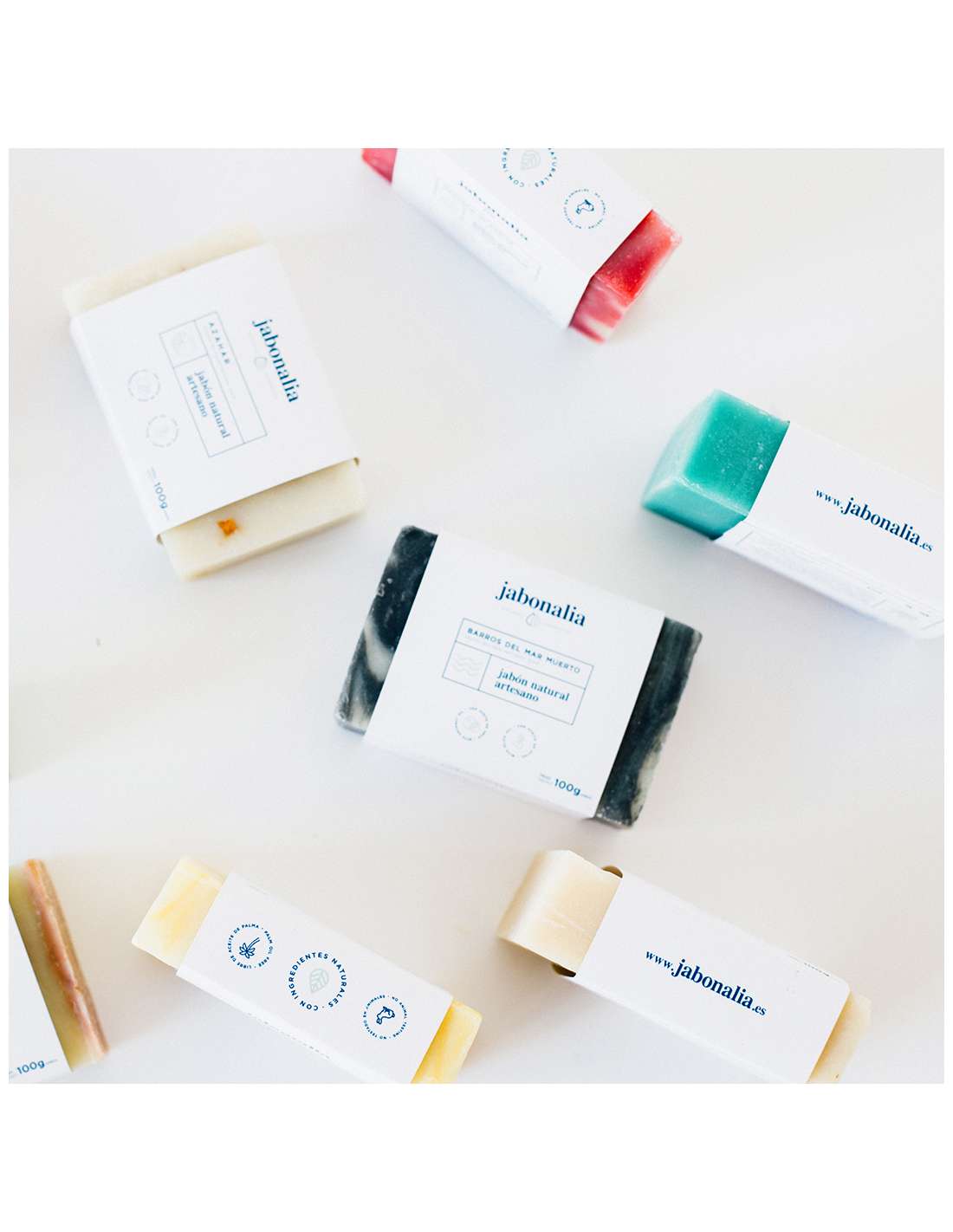 Jabonalia Soap Shop – sabonete sólido por atacado – Sabonete artesanal formato de economia XXL de 1.200 kg0