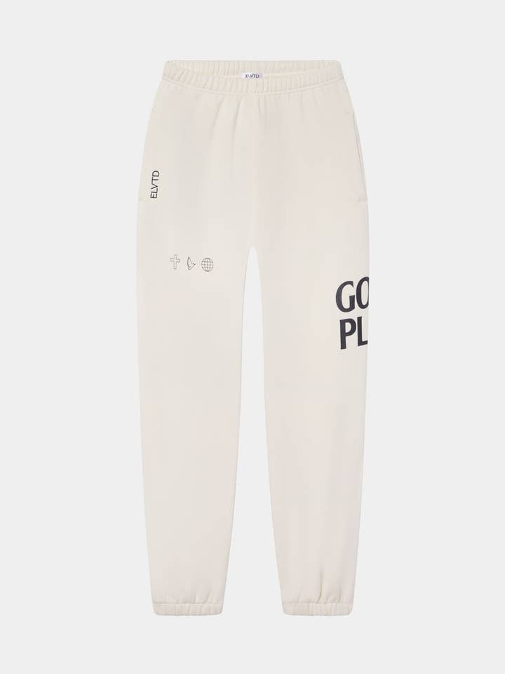 Pantalon de survêtement God's Plan - Albâtre pour la vente par ELVTD