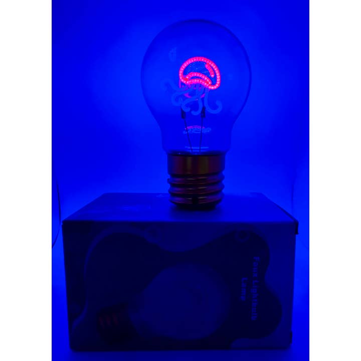 29 Tonight - Wholesale Decorative Tabletop Object - Lightbulb Neon Lamp- Jellyfish (pink and blue)1