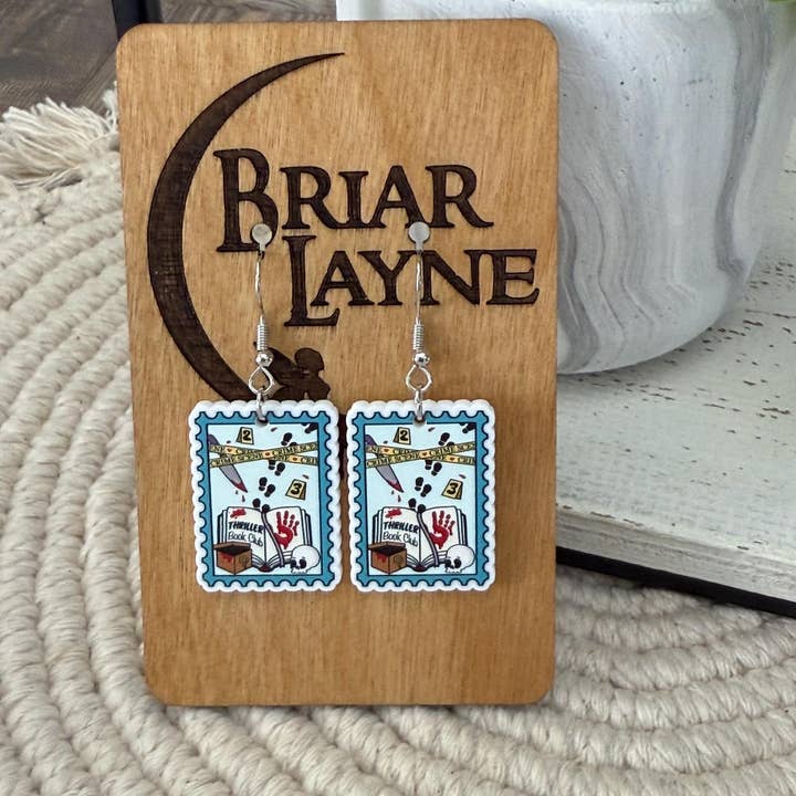 Briar layne - Wholesale Dangle Earrings - True Crime & Mystery Book Club Earrings2